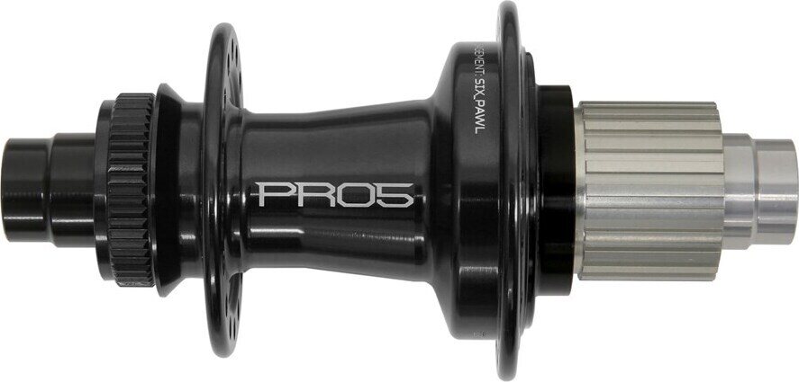 Hope Pro 5, 12x142mm, J-bend, center lock, Shimano HG Musta