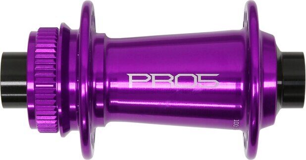 Hope Pro 5, 12x100mm, J-bend, center lock Violetti