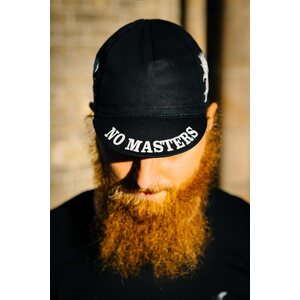 Black Spoke Collective - No masters, No gods pyöräilylippis, musta