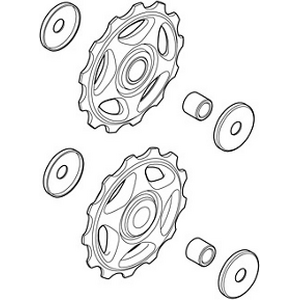 Shimano M410 rissapyörät - 7/8v