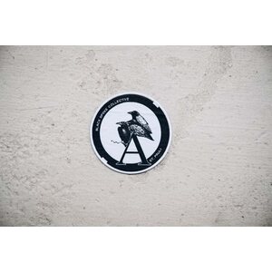 Black Spoke Collective Ⓐnarchy -kangasmerkki