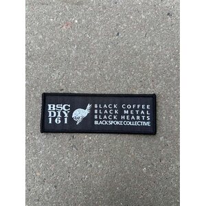 Black Spoke Collective Black Coffee|Black Metal|Black Hearts-kangasmerkki