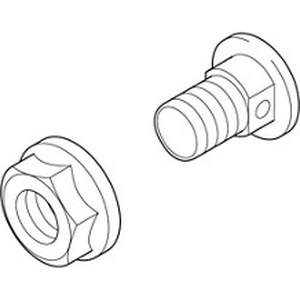 Shimano BR-IM31 rullajarruvaijerin kiinnitysruuvi ja mutteri