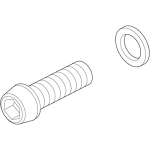 Shimano FC-M760 kiinnitysruuvi ja aluslevy