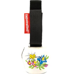 Swisstrailbell Trailbell - Alppikukat valkoisella pohjalla