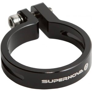 Supernova Seat Post Clamp 27.2 mm takavalolle - musta